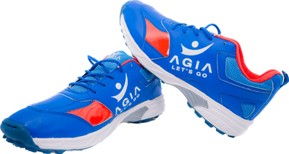 AGIA ProPace - Cricket Shoes for Kids / Youth / Men - Blue and Red