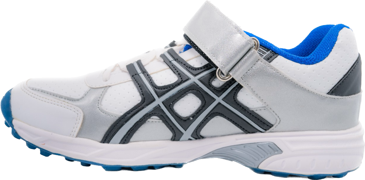 AGIA DashFlex - Cricket Shoes for Kids / Youth / Men - White & Blue